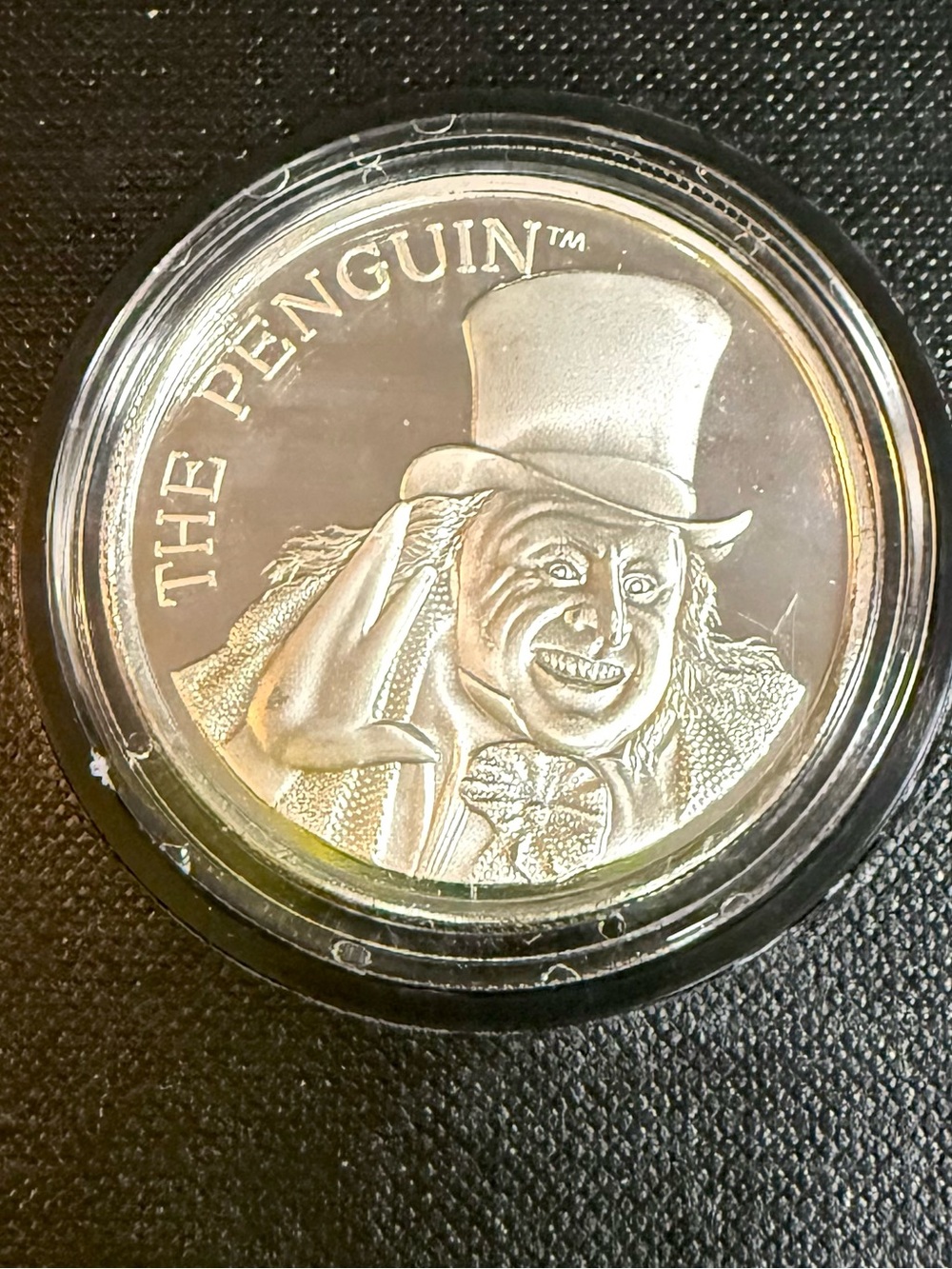 1992 Batman Returns Limited Edition 1oz .999 Silver Coin - THE PENGUIN